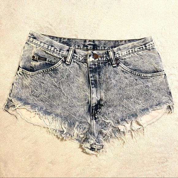 Lee Vintage Super-Fringe Denim Cheeky Short - Picture 1 of 4